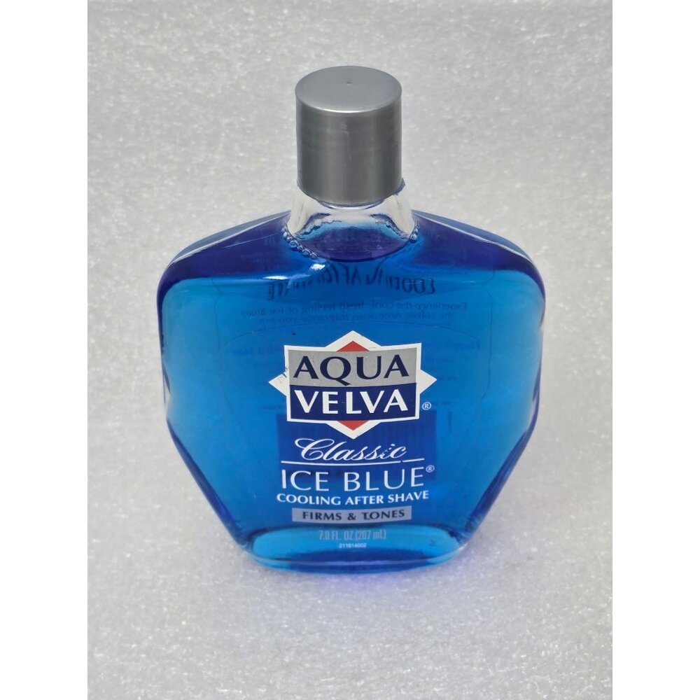 Aqua Velva Classic Ice Blue After Shave 7 Oz Cooling & Toning Men's Grooming